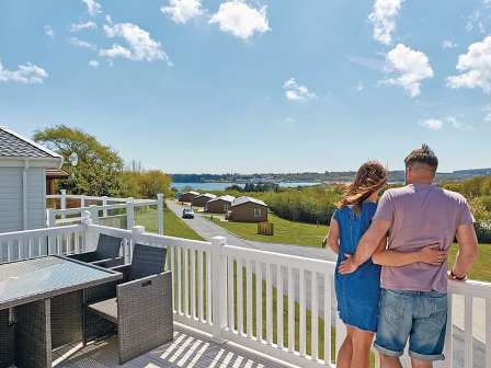 Couple at Nodes Point Holiday Park