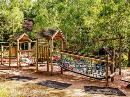 Outdoor playground at Quarry Walk Park