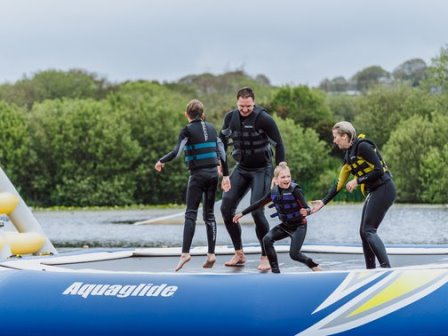 Aqua Park at Retallack Resort and Spa in Cornwall