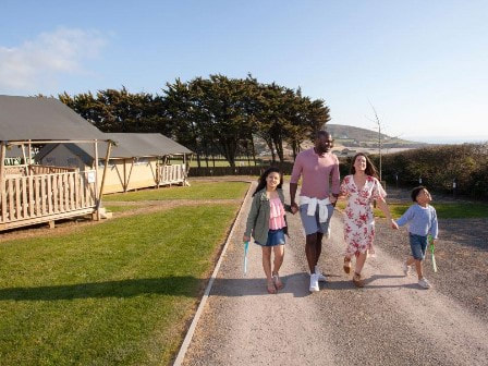 Glamping village at Ruda Holiday Park