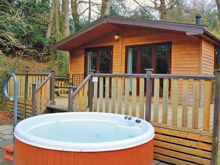 Hot tub at Sandy Ball Holiday Village