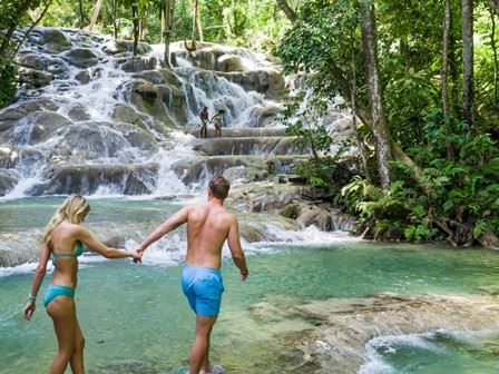 Waterfall at Sandals Dunn's River Resort