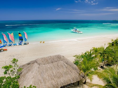 Sandy beach at Beaches Negril