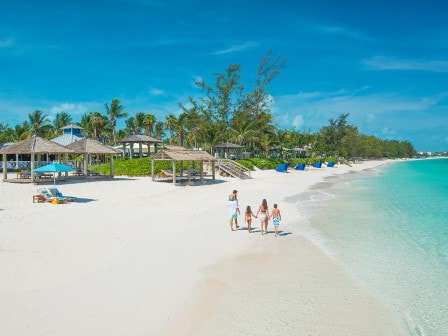 Sandy beach at Beaches Turks and Caicos