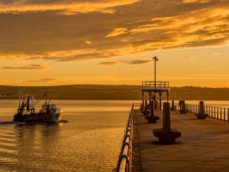 Boat at Weymouth harbour