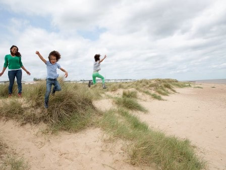 Beach at Seashore Holiday Park in Norfolk