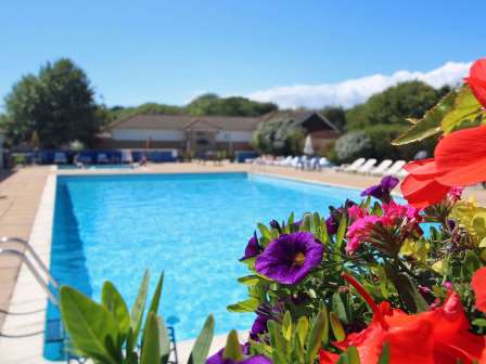 Outdoor swimming pool at Shorefield Country Park