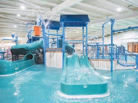 Swimming pool at Seashore Holiday Park in Norfolk