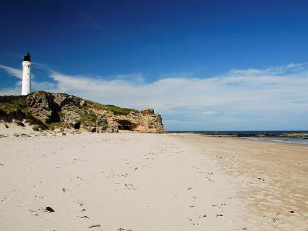 Beach at Silver Sands Holiday Park