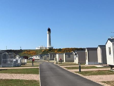 Caravans at Silver Sands caravan park