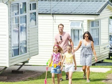 Caravans at John Fowler South Bay Holiday Park