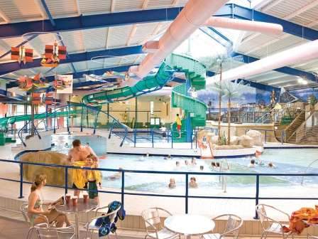 Splashland swimming pool at Trecco Bay Holiday Park