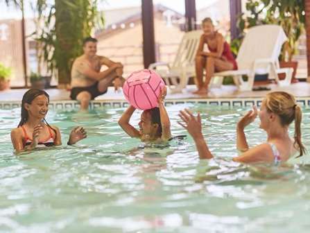 Swimming pool at St Margarets Bay Holiday Park in Kent