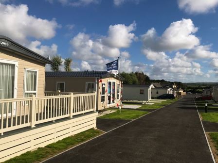 Caravans at Tarka Holiday Park