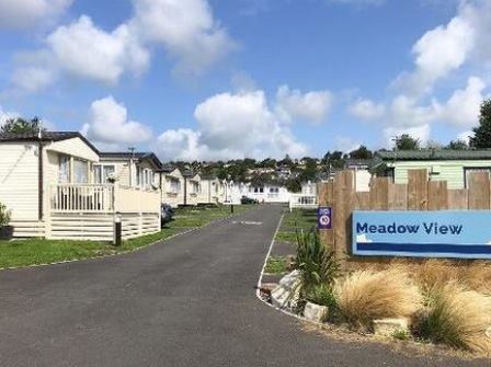 Caravans at Tarka Holiday Park near Barnstable