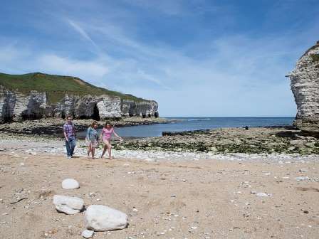 Thornwick Bay touring and camping site in Yorkshire 