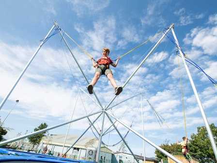 Trecco Bay Holiday Park trampolines