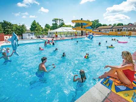 Swimming at John Fowler holiday park