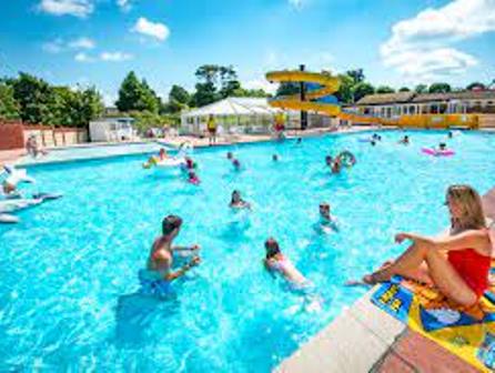 Swimming at Trelawne Manor Holiday Park in Cornwall