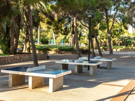 Vilanova Park Campsite table tennis