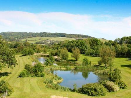 Fishing lakes at Wood Farm Holiday Park in Dorset