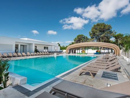 Swimming pool at Portuguese holiday park