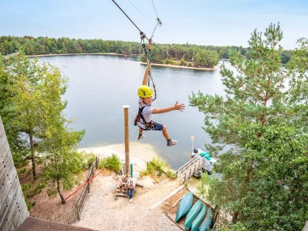 Center Parcs Vossemeren zip wire